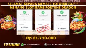 Bukti JP Kemenangan SLOT GAME FORTUNE DRAGON 13 AUG 25