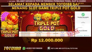Bukti JP Kemenangan SLOT GAME TRIPLE POT GOLD 28 AUG 25